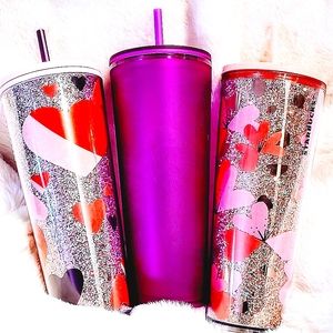 Starbucks Soft Touch Purple x Glitter Valentine's 3pc Bundle deal!